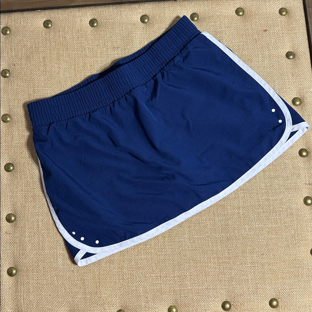 Fabletics Blue Skort with White Trim